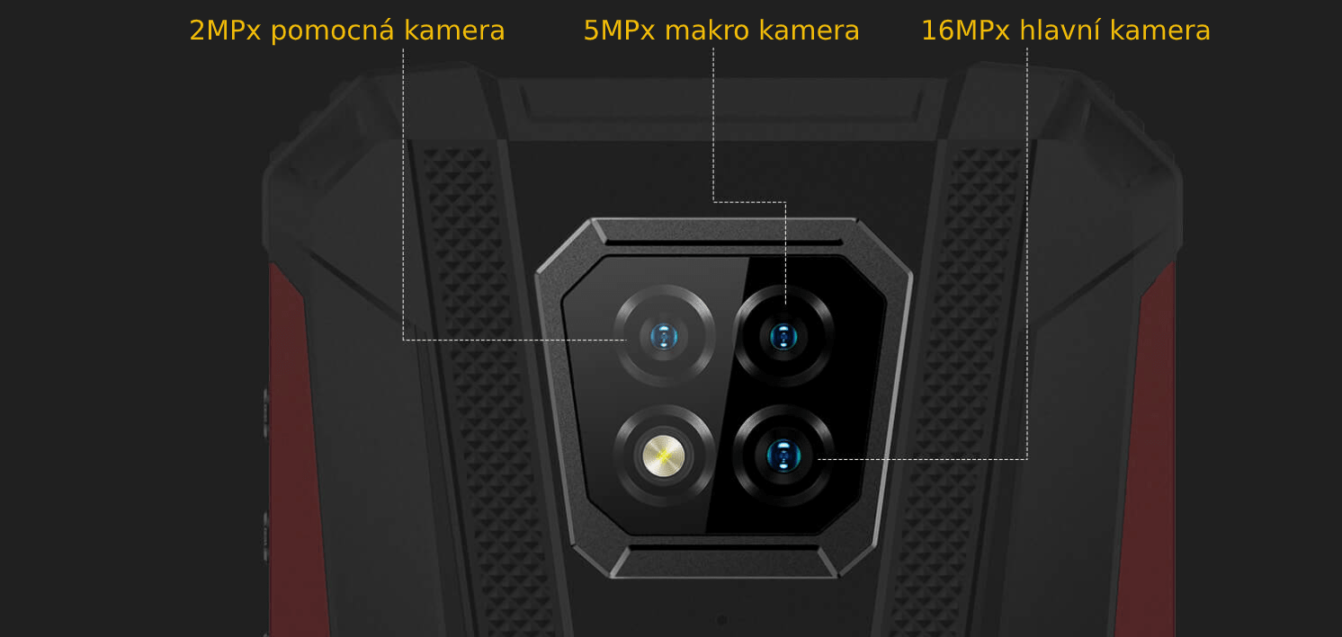 UleFone Armor 8 Pro zadní kamera